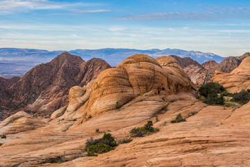Geological formations at Yant Flats