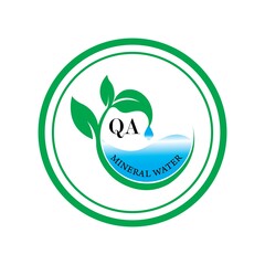 Water drop illustration Logo template vector design