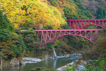 【富山県】宇奈月温泉 山彦橋と新山彦橋