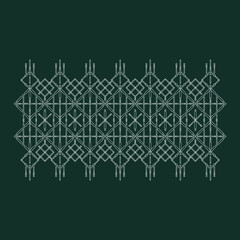 Geometric Ethnic pattern design for background or wallpaper.