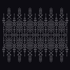 Geometric Ethnic pattern design for background or wallpaper.
