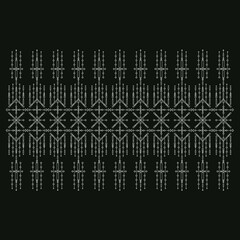 Geometric Ethnic pattern design for background or wallpaper.