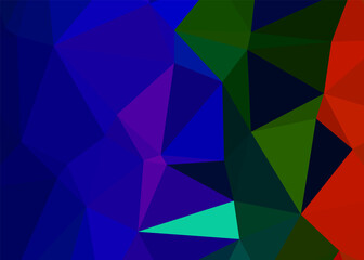 Fototapeta na wymiar Geometric design. Dark blue ​gradient background. Geometric triangle, mosaic, abstract background EPS 10 Vector