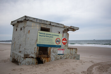 Ruined World War 2 bunker on Bribie Island