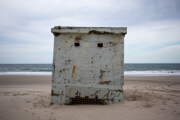 Ruined World War 2 bunker on Bribie Island