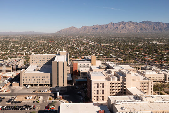 Banner University Medical Center In Tucson, Arizona, Aerial