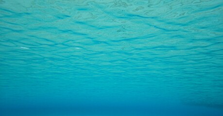 【グラフィック素材】エメラルドグリーンの海中風景と砂紋