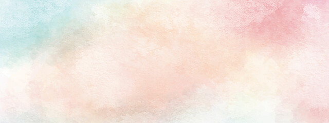 Brushed Painted Abstract Panorama Background. Brush stroked painting. Strokes of paint. 2D Illustration.