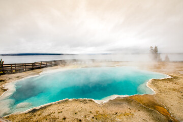 Hot Springs of West Thumb Geyser Basin