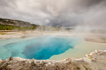 West Thumb Geyser Basin Yellowstone