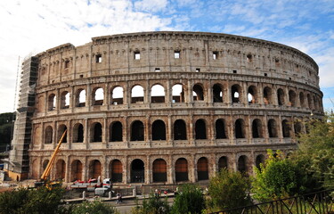 Fototapeta na wymiar The Colosseum in Rome