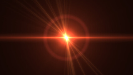 lens flare, Abstract Natural Sun flare on the black background, flare light transition, effects sunlight