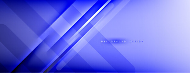 Abstract background - lines composition created with lights and shadows. Technology or business digital template. Trendy simple fluid color gradient abstract background with dynamic