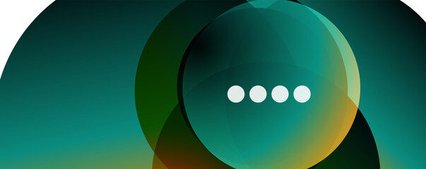 Fluid gradients, swirls and circles. Bright color lines. Vector Illustration For Wallpaper, Banner, Background, Landing Page