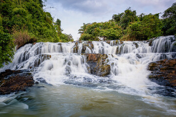 Daksin natural waterfall in Daknong province, Vietnam.
