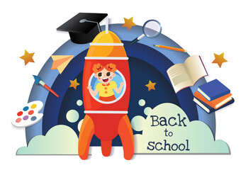 back to school banner design