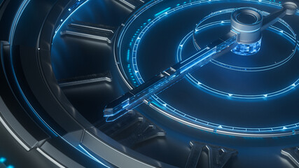 Time News, User Interface HUD, Global connections, HUD technological futuristic intro, SciFi panel, Digital infographic elements, CG, Broadcast intro
