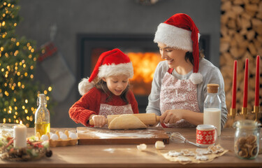 Cooking Christmas cookies