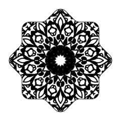 beautiful mandala in the stars.