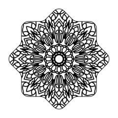 beautiful mandala in the stars.