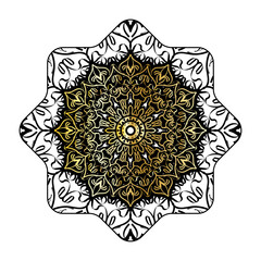 beautiful mandala in the stars.