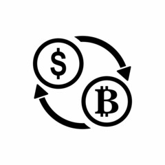 money swap icon, money swap vector sign symbol
