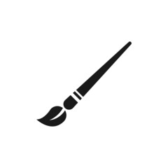 paint brush icon design template vector