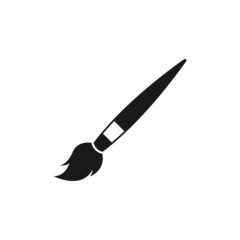 paint brush icon design template vector