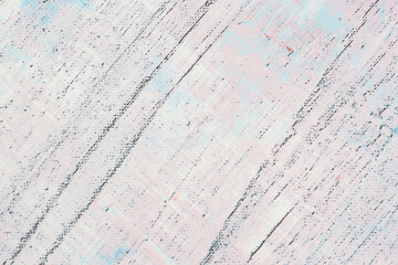 abstract grunge background: rough linen canvas thinly coated with light tinted primer, short focus, blur. Temporary object.