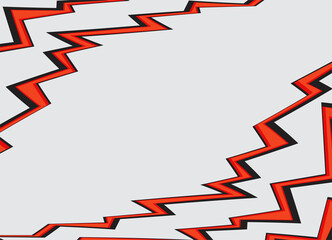 Fototapeta premium Abstract background with red gradient polygonal lines pattern and some copy space area