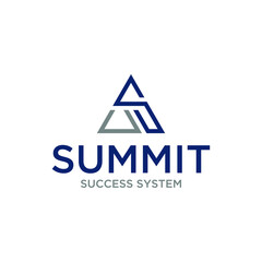 triangle abstract logo design