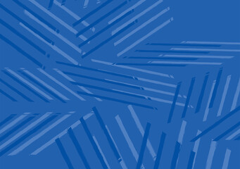 Abstract background with blue striped sketch lines pattern