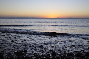 Obraz premium sunset on the beach