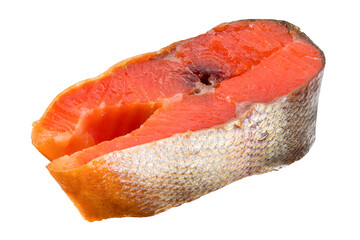Salmon. Smoked Salmon. Natural Atlantic raw fish. Whole piece of steak or fillet of red fish salmon or trout. Fresh caught fish good for Japanese sushi, sashimi. Seafood restaurant. Food Photography.