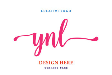 YNL lettering logo is simple, easy to understand and authoritative
