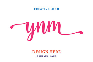 YNM lettering logo is simple, easy to understand and authoritative