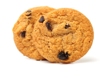 Cookies on a white background