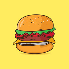 Fast food vector illustration