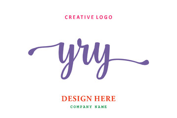 YRY lettering logo is simple, easy to understand and authoritative