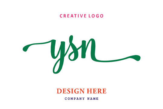 YSN lettering logo is simple, easy to understand and authoritative