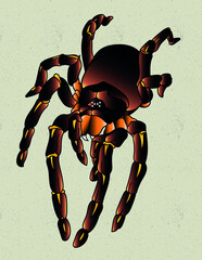 tarantula spider tattoo