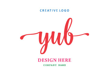 YUB lettering logo is simple, easy to understand and authoritative