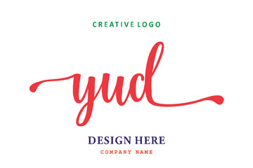 Fototapeta na wymiar YUD lettering logo is simple, easy to understand and authoritative