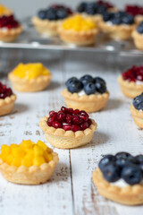 tart with berries