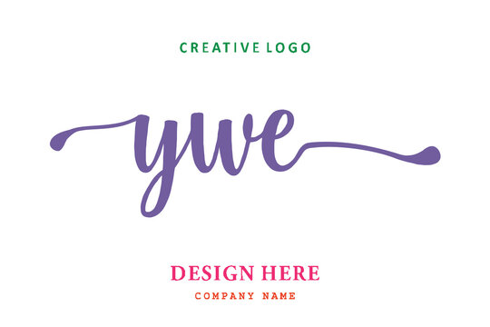 YWE lettering logo is simple, easy to understand and authoritative