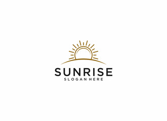 sunrise logo on white background