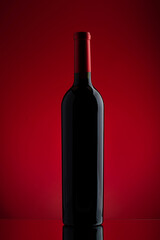 Red wine bottle