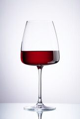 Red wine glass