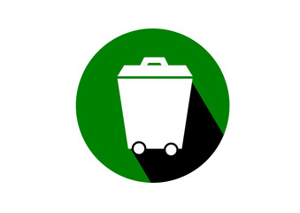 Obraz premium recycle bin icon