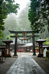 世界遺産　日光二荒山神社の鳥居